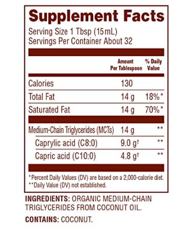 Nutiva Organic MCT Oil - Unflavored Coconut, 16 fl oz (473 ml) | Pure Energy Boost - Buy Online on GoSupps.com