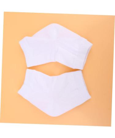 DOITOOL 4 Pairs Anti-Crack Socks Ankle Socks Crack Heel Socks Feet Repair Socks Heel Protector Socks Moisturising Foot Socks Feet Care Socks Gel White Anti Cracked Feet Men and Women - Buy Online on GoSupps.com