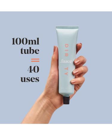 Faace Dirty Face Cleanser - Vegan Skincare to Remove Impurities Hydrate & Sooth Redness | Creamy Gel with Coconut & Rose Water - 3.4oz - Buy Online on GoSupps.com