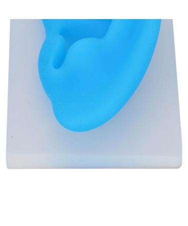Reusable Silicone Left Ear Model for Teachers - School Ear Piercing Model with Transparent Base - Buy Online on GoSupps.com