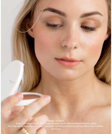 Ere Perez Natural Rice Powder Bronzer (Tulum) - Organic Sun-Kissed Glow - Buy Online on GoSupps.com