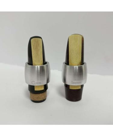 HEBEOT Saxophone Mouthpiece Clamp Metal Ring Metal Mouthpiece Clamp For Saxophone Mouthpiece(For Clarinet) - Buy Online on GoSupps.com