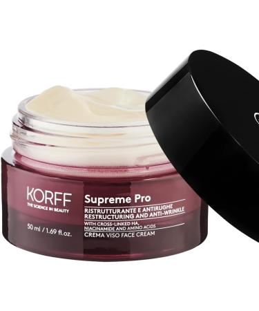  Korff Korff Supreme Pro Face Cream Restructuring and Anti-Wrinkle with Hyaluronic Acid for all skin types 50ml pack - Buy Online on GoSupps.com