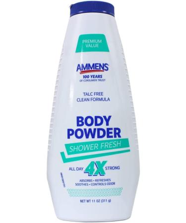 Ammens Medicated Powder Shower Fresh 11 oz (Pack of 2) - Buy Online on GoSupps.com