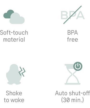 Angelcare Happy Seal Baby Bathroom Thermometer Grey - Buy Online on GoSupps.com