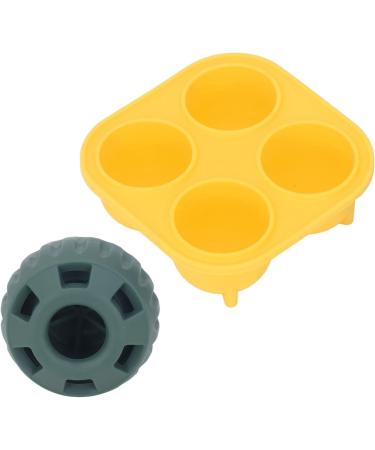 2pcs Puppy Treat Tray Mold Reusable Dog Fillable Treat Tay for Small Dogs Easy to Fill with Wet FoodYogurtPeanut Butter (Yellow Quadrate Green Round) - Buy Online on GoSupps.com