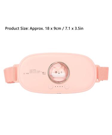 Buy Heated Uterine Belt - 4 Levels of Heating Compress for Menstrual Pain Relief (Pink) | International Shipping Available - Buy Online on GoSupps.com