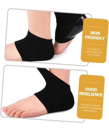FRCOLOR 4 Pairs Anti-Rip Washable Heel Socks - Breathable & Portable Outdoor Foot Support Braces - Buy Online on GoSupps.com