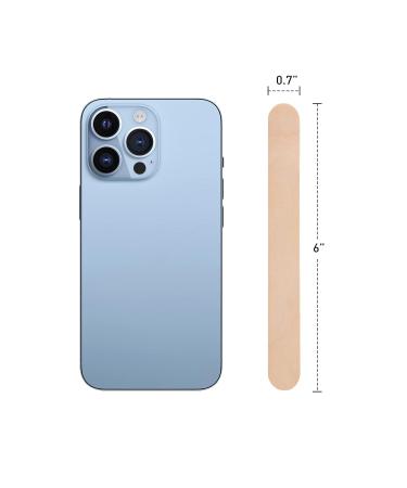 JMU Sterile Tongue Depressors 6 100 Count - Individually Wrapped Wood Depressors for Medical & Crafts - Buy Online on GoSupps.com