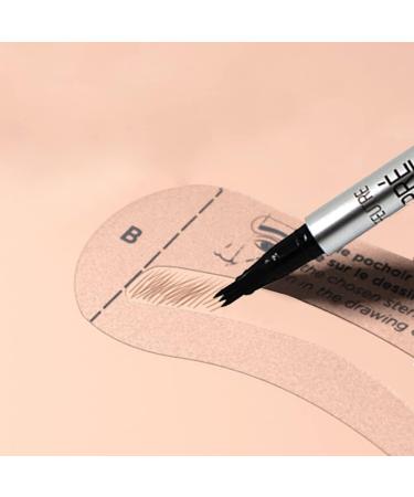 Glam'Up Paris - Micro-Precision Eyebrow Pen - Microblading Technique - Waterproof Water Resistant - Trident Tip - No. 02 - Dark Brown - Buy Online on GoSupps.com