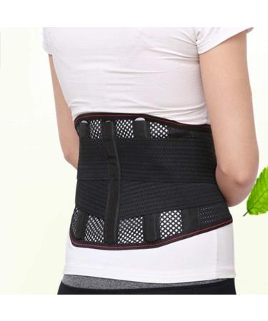 Buy Lumbar Support Belts for Pain Relief & Injury Prevention | Breathable Mesh Adjustable Straps for Men & Women - SC Black M - Buy Online on GoSupps.com