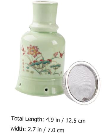 Clispeed Moxibustion Pot - Portable Ceramic Cone Holder for Moxa Healing | Home Tools for Moxibustion Sticks - Set of 2 (12.5x7cm) - Buy Online on GoSupps.com