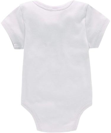 Bestele Baby Bodysuits 3-Pack Plain White - Short Sleeve Cotton Onesies for Newborn Boys and Girls, Set of Coverall Undershirts for Infant Toddler 6-9 Months - Buy Online on GoSupps.com