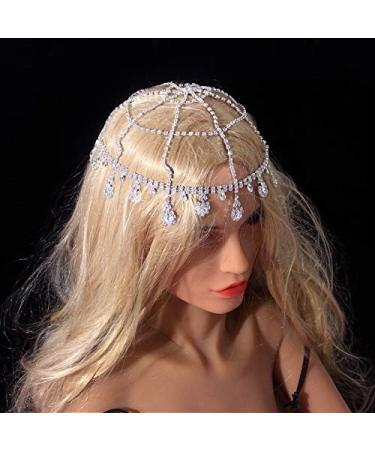 Wekicici Roaring 20s Rhinestone Flapper Headpiece for Gatsby Themed Events - Buy Online on GoSupps.com