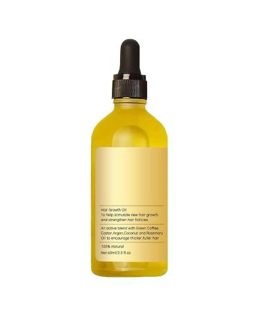 Hair Growth Oil for Boost Hair Growth Natural Hair Growth Oil with Plant-Based Formula for Longer Thicker Healthier Hair Cruelty Free Yellow
