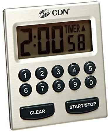 CDN TM30 Direct Entry 2-Alarm Timer-Alarm Sounds or Vibrates - 2 count