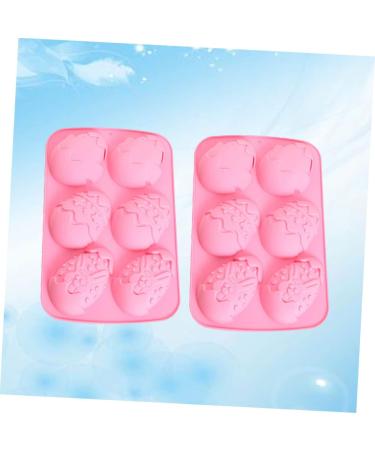 NAMOARLY 2pcs Easter Egg Pastry Chocolate Candy Mold Ice Cube Mould Silicone Cake Molds Embossed DIY Sugar Mold Egg Dessert Baking Bunny Ice Cube Mold Fondant Cake Mould Biscuit Pudding - Buy Online on GoSupps.com