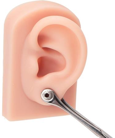 Silicone Ear Model Left and Right Soft Flexible Model Fake Ear Piercing Practice Human Ear Model Silicone Ear for Jewelry Display Acupuncture Teaching (#1) - Buy Online on GoSupps.com