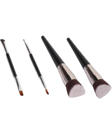 Makeup Brush Set with 2 LargeConcealer Brush and 2 Angled Eyeliner Brush Ideal for Beginners Saving Makeup Time Soft Brush Hair Your Little Helper in Makeup - Buy Online on GoSupps.com