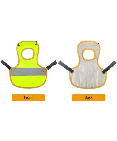 Reflective Chicken Hen Saddle Apron | Adjustable Strap | Protects Poultry Ducks Geese | Green - Buy Online on GoSupps.com