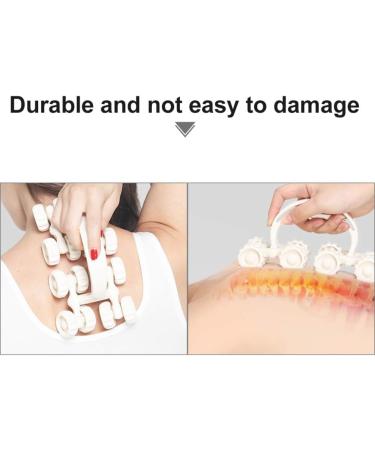 Lurrose Manual Massage Roller - Handheld Acupressure Massager for Full Body Relief | Back Neck Foot Leg Arm - Deep Tissue Massage Device - International Shipping Available - Buy Online on GoSupps.com