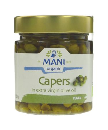 Mani Organic Capers in Extra Virgin Olive Oil 180 g