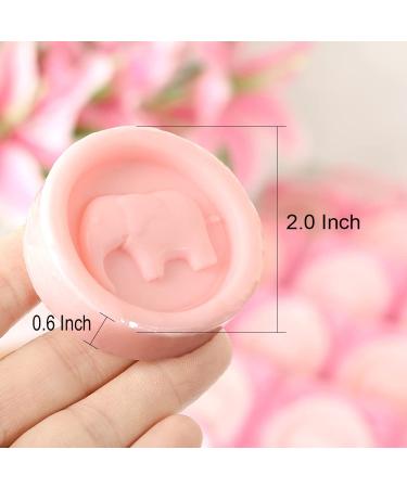 24 Pack Handmade Little Elephant Scented Soap Favors in Pink Gift Box for Girls Baby Shower Decorations - Buy Online on GoSupps.com
