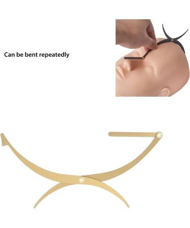 Eyebrow Measuring Ruler 3-Point Positioning Ruler Eyebrow Golden Ratio Caliper Microblading Grooming Stencil Shaper Permanent Eyebrow Measuring Tool for Student Brow Artists - Buy Online on GoSupps.com