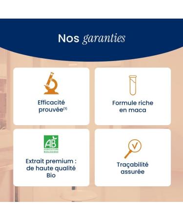 Laboratoire NaturAvignon Maca Organic Peruvian | Natural Food Supplement for Energy and Vitality | Men & Women | Physical Performance Booster | Capsules 1500mg | Made in France - Buy Online on GoSupps.com
