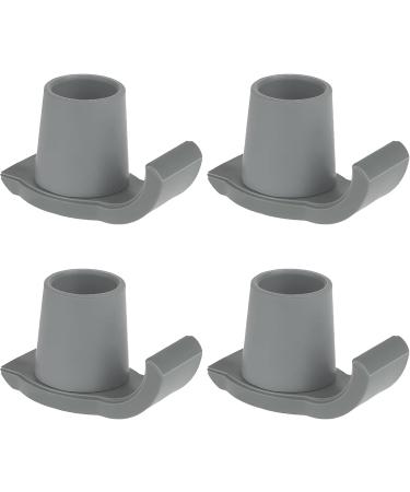 Walker Glide Skis 4 Pcs Universal Fit Walker ski Glides Easy to Use Rubber Walker Glides Walker Feet Replacement (Grey-4pc) - Buy Online on GoSupps.com