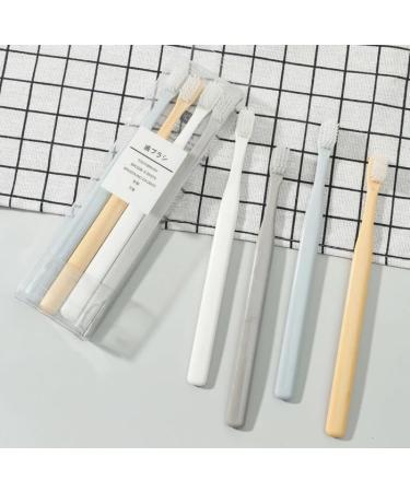 Exquisite Japanese Style Toothbrushes - Elevate Your Oral Care with Blue Orange Gray & White Options | International Shipping - Buy Online on GoSupps.com