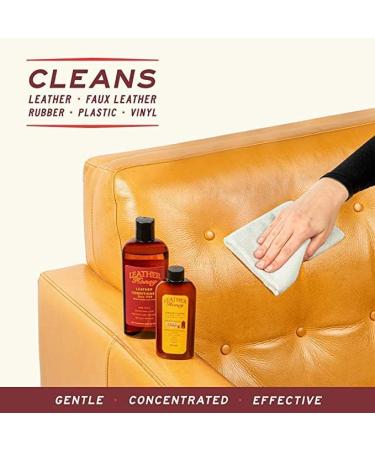 Leather Honey Leather Cleaner - Best for Vinyl, Apparel, Furniture, Auto Interior & More - 8oz - Buy Online on GoSupps.com