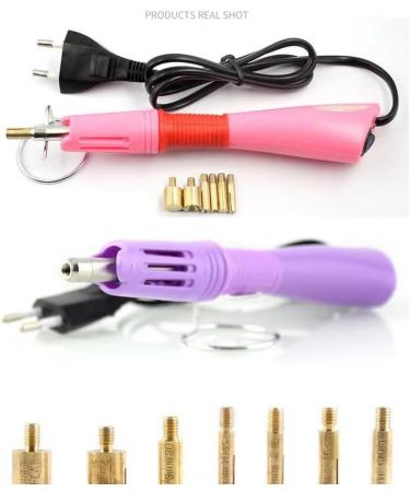 Hotfix Applicator 7 in 1 Bedazzler Kit - Rhinestone Setter Wand Tool with 7 Tip Sizes - DIY Kit with Rhinestones and Support Stand - Buy Online on GoSupps.com