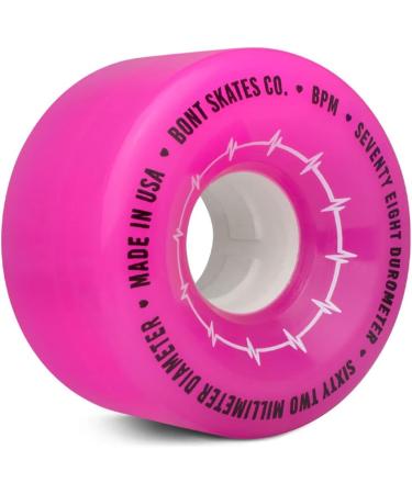 Bont Skates BPM Quad Roller Skate Outdoor Wheels - 62x35mm 78A - Made in USA - Gamma Blue - Buy Online on GoSupps.com