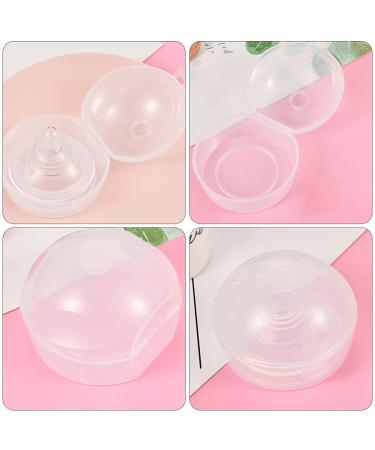 Toyandona 10-Pack Silicone Pacifier Storage Box - Dustproof Transparent Case for Newborn Binkies & Toddler Pacifiers - Buy Online on GoSupps.com