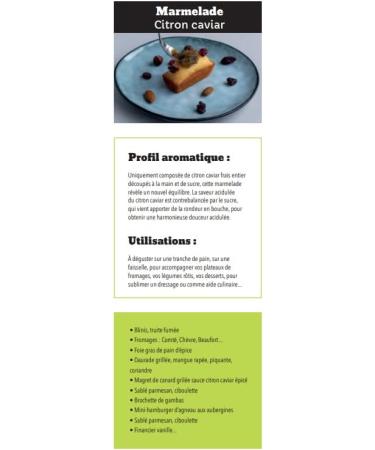 Fruits at home - Assortiment barquette de Citron Caviar vert frais (60g) Marmelade Citron Caviar (50g) et Moutarde Fine Citron Caviar (50g) - Buy Online on GoSupps.com