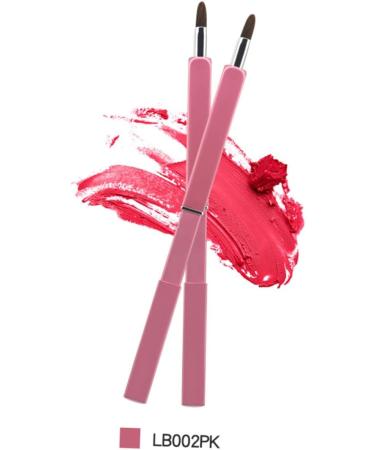 Didiseaon Lip Scrub Brush Lipstick Stick Travel Retractable Travel Makeup Brush 9.3*1cm Pink - Buy Online on GoSupps.com