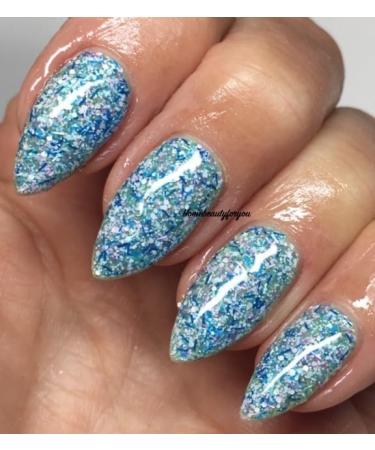 Bluesky Gel Nail Polish Blue Green White Pink and Silver GLITTER FAIRY LIGHTS CHRISTMAS FESTIVE COLOR BSH061 Requires Drying Under UV or LED Lamp - Buy Online on GoSupps.com