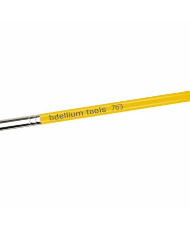 Bdellium Tools Angled Brow Makeup Brush Travel 763 - Short Wooden Handle for Defining Eyebrows - International Shipping Available - Buy Online on GoSupps.com