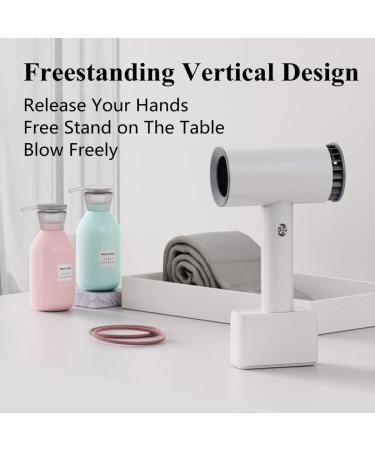 Cordless Hair Dryer Hot/Cold Air Wireless Hair Dryer Rechargeable Portable Hair Dryer for Camping for Women - Buy Online on GoSupps.com