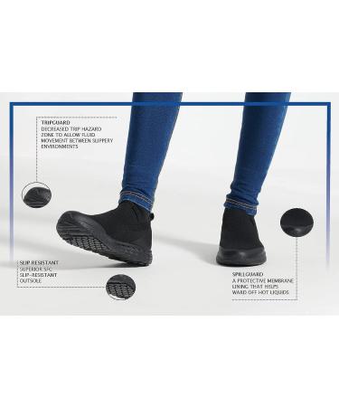 Shoes for Crews Everlight Slip-On Women's Shoes | Size 7.5 | Black | Slip Resistant - Buy Online on GoSupps.com