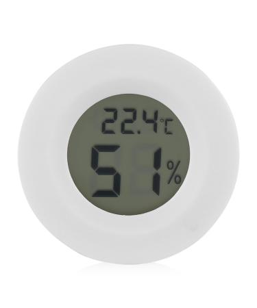 BOROCO Digital LCD Temperature Humidity Meter Thermometer Hygrometer for Reptile Pets
