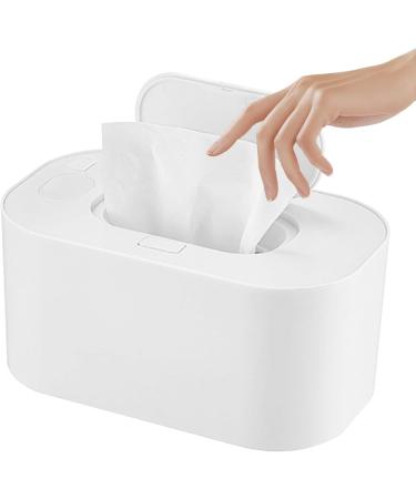 USB Baby Wipe Warmer Baby Wet Wipes Dispenser 55 Constant Modes Evenly Overall Heating Silence Large Capacity Portable Diaper Wipe Warmer for Home Car Travel White - Buy Online on GoSupps.com