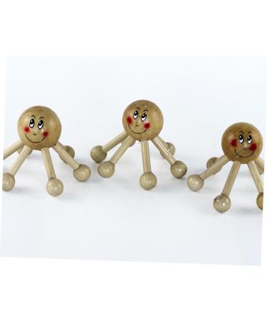 FOMIYES 5pcs Head Accessories Head Wooden Massage Tool Thai Massage Tool Trigger Point Massager Tools Portable Massager Practical Massager Head Massager Bamboo Scroll Wheel - Buy Online on GoSupps.com