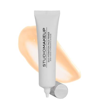 STUDIOMAKEUP Silk Hydration Face Primer w/ Hyaluronic Acid for Hydrating Skin   Lightweight Poreless Primer Blurs Blemishes & Pores - Silicone Free Face Primer for Makeup - Suitable for All Skin Types 1 Fl. Oz