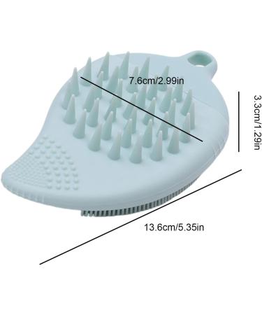 Face Exfoliator Scrubber - Double Side Silicone Face Scrub Brush - Manual Skin Care Scalp Brush Multi-Use Handheld Scrubber Gray Green - Buy Online on GoSupps.com