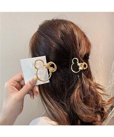 Large Metal Hair Claw Clips (2-Pack) - Non-slip Hair Barrette for Thick Hair - Hollow Design - Hair Catch Jaw Clamp for Women and Girls - Buy Online on GoSupps.com