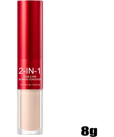 Stick Concealer | Lightweight Formula 8g Dual Ended Natural Long-Lasting Face Makeup - From Foundation to Full Coverage - For Day Night Spring Office Beach Wedding Date Travel Party - Buy Online on GoSupps.com