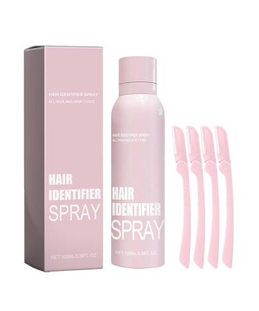 Generic Hair Identifier Spray For Face Shaving Dermaplane Spray Hair Identifier Spray Hair Identifier Spray For Face Dermaplaning Used To Remove Excess Hair From The Skin Pink