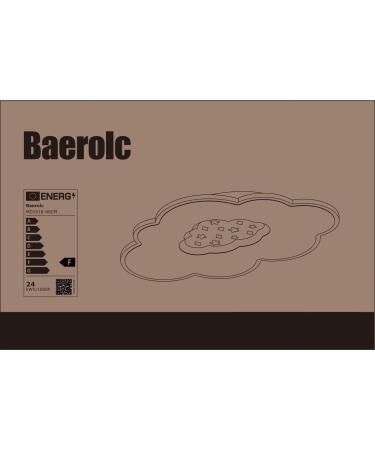 Buy Baerolc LED Ceiling Light for Children's Room - 40cm Dimmable Cloud Lamp with Remote Control | 3000K-6000K | 24W Lighting for Baby Room Bedroom Living Room - Buy Online on GoSupps.com